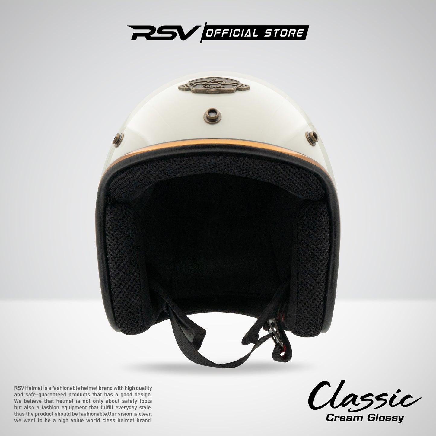 RSV HELM CLASSIC CREAM GLOSSY