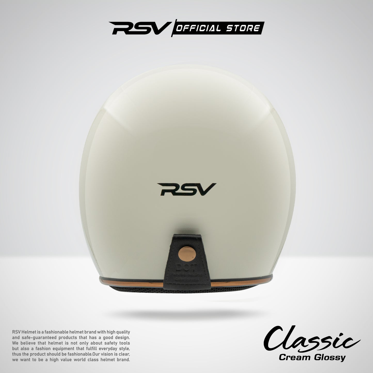 RSV HELM CLASSIC CREAM GLOSSY