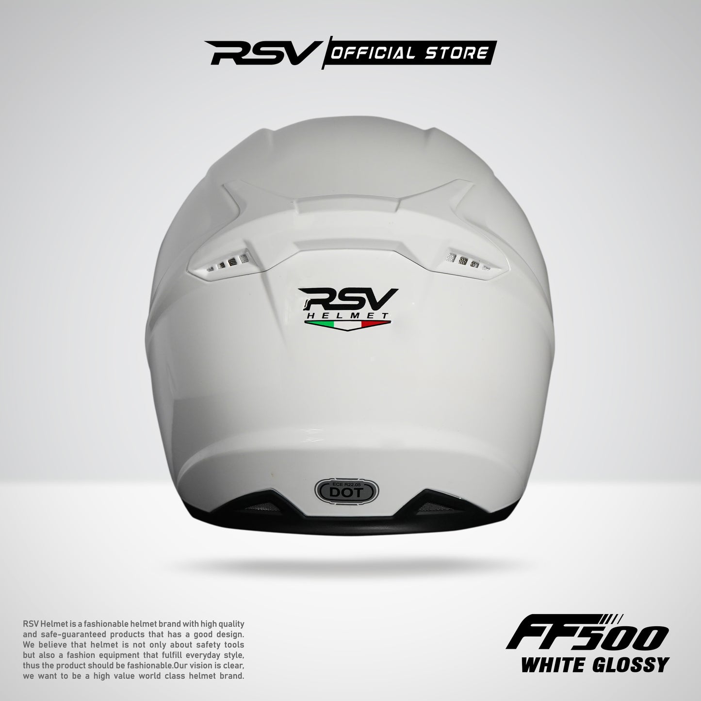 RSV FF500 WHITE GLOSSY
