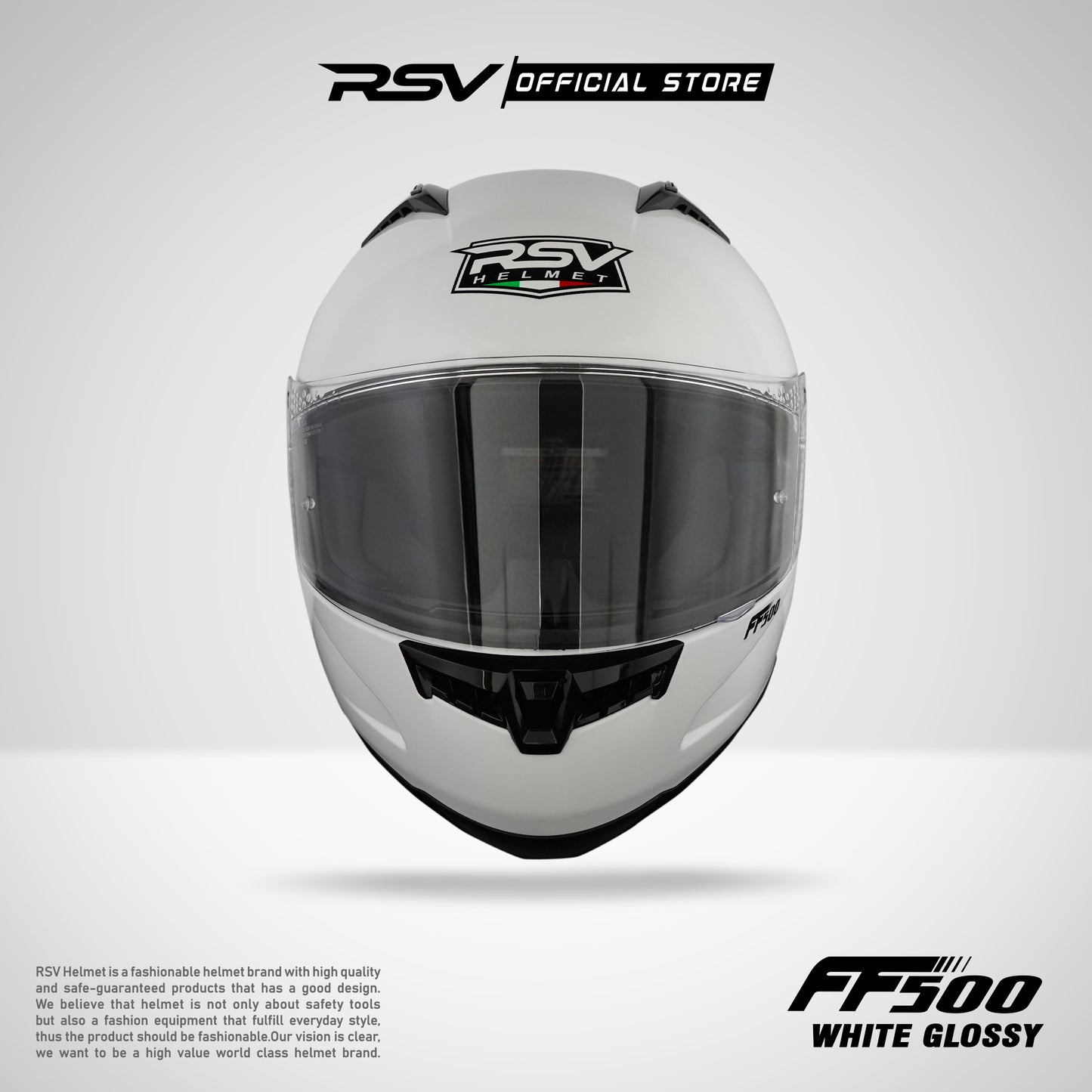 RSV FF500 WHITE GLOSSY