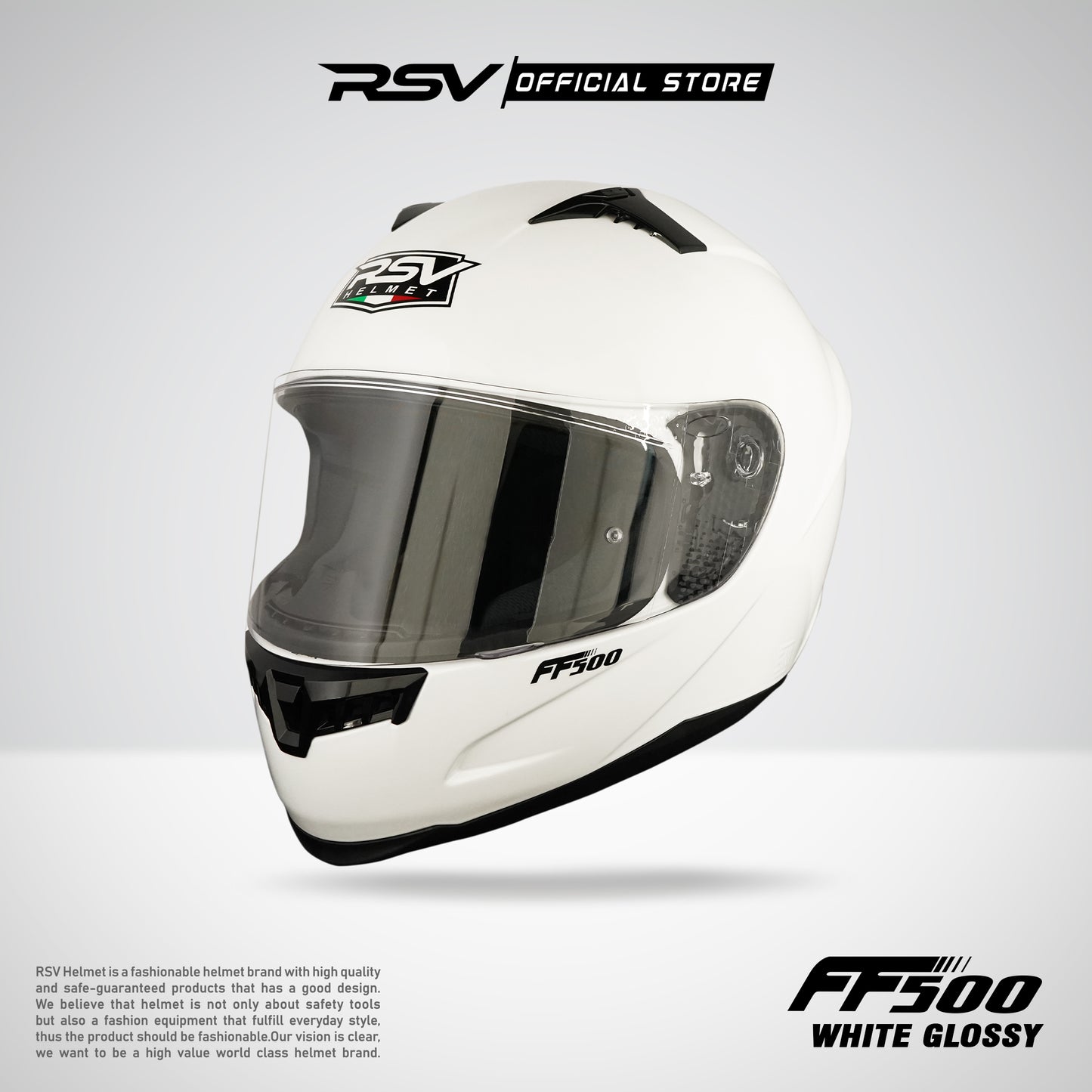 RSV FF500 WHITE GLOSSY