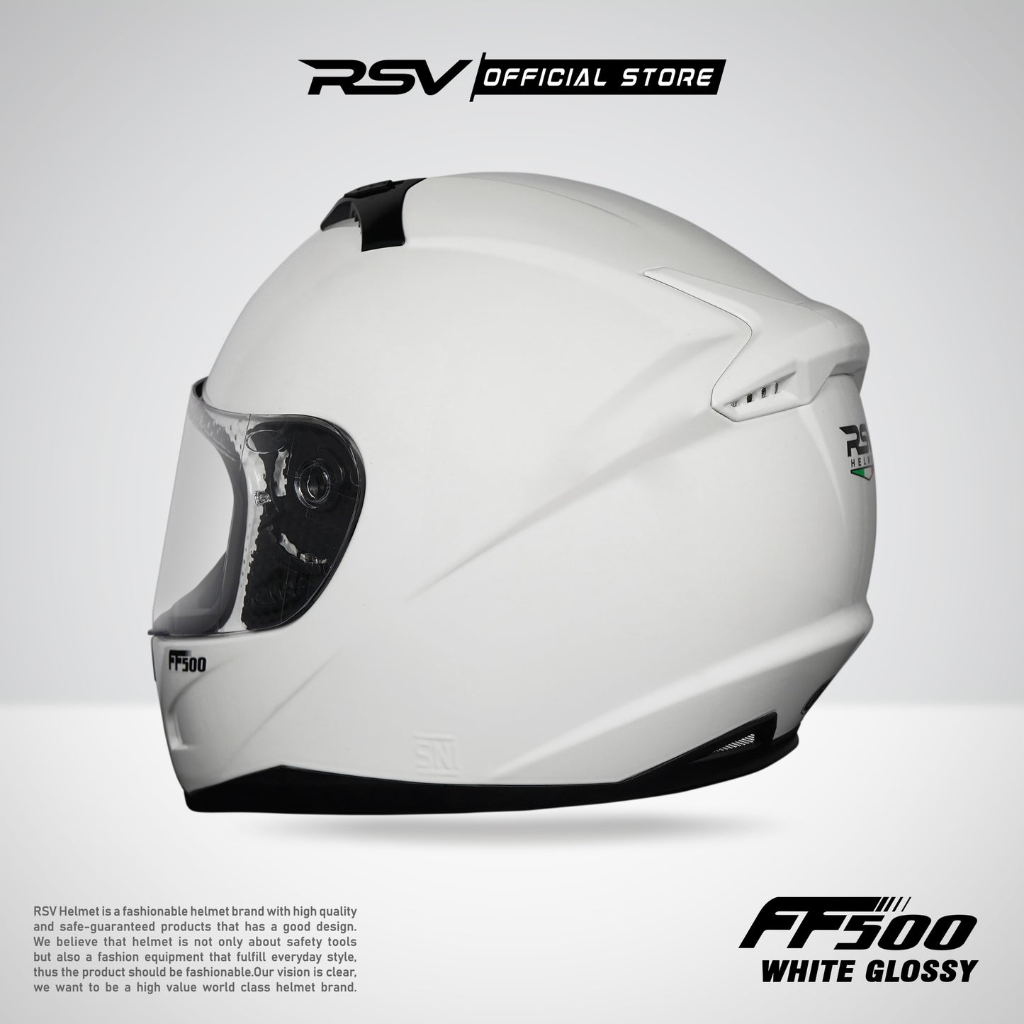 RSV FF500 WHITE GLOSSY