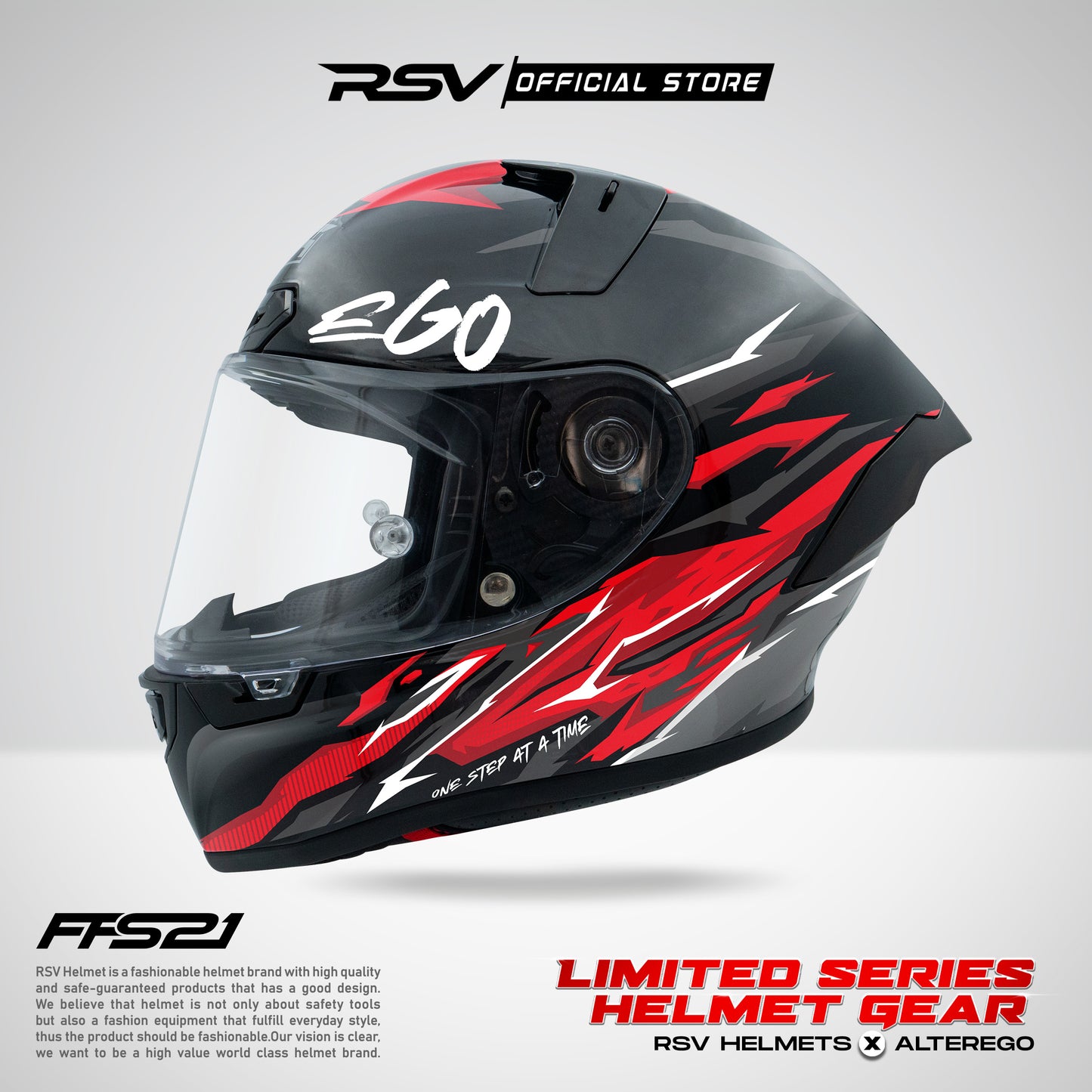 RSV Helmets x Alter Ego Exclusive Collaboration MPL ID - Helm RSV Full Face FFS21 (Limited Edition Series) - Helm Full Face