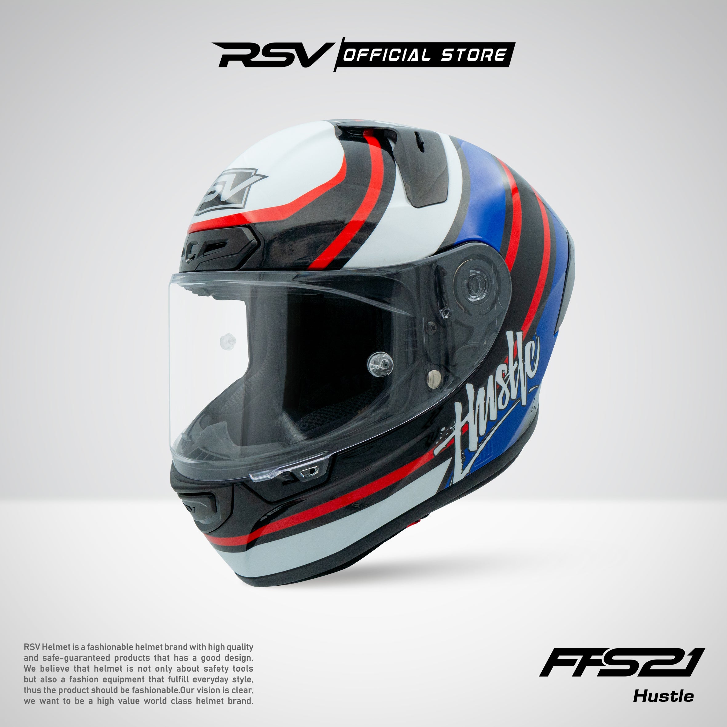 HELM RSV FFS21 HUSTLE – RSV Helmets PT HELMINDO PRATAMA INDONESIA