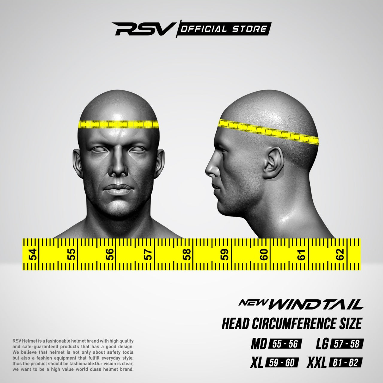 RSV NEW WINDTAIL BLACK MATTE SINGLE VISOR