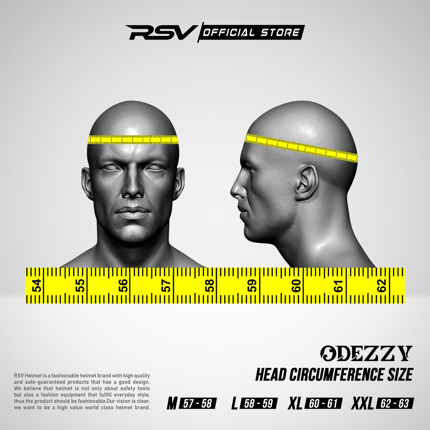 Helm RSV Odezzy Solid Canyon Beige Glossy Single Visor - Half Face