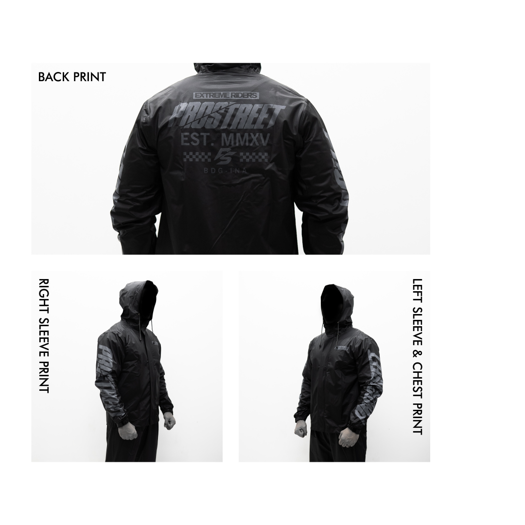 RAINCOAT STORM CACTHER BLACK