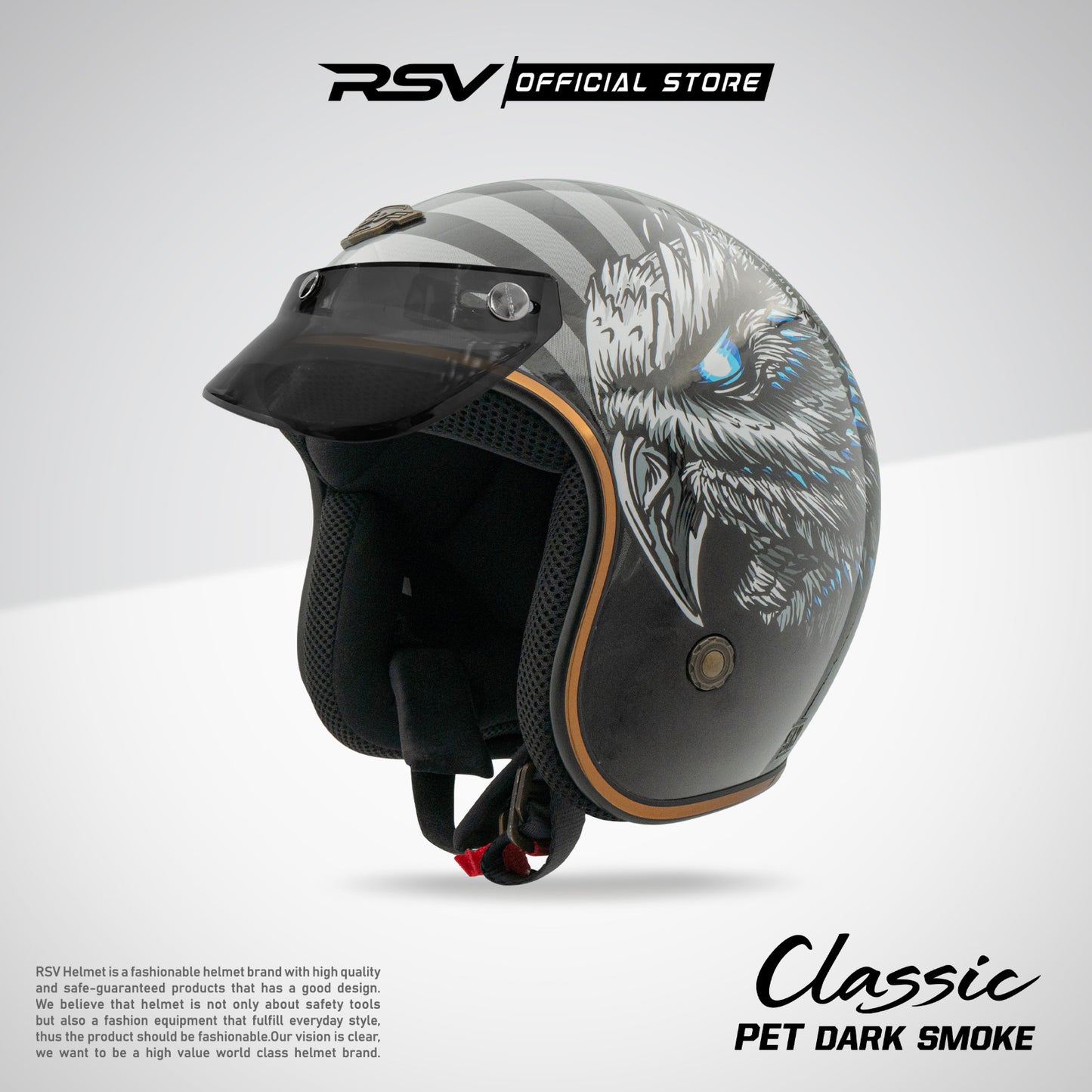 RSV HELM CLASSIC CREAM GLOSSY