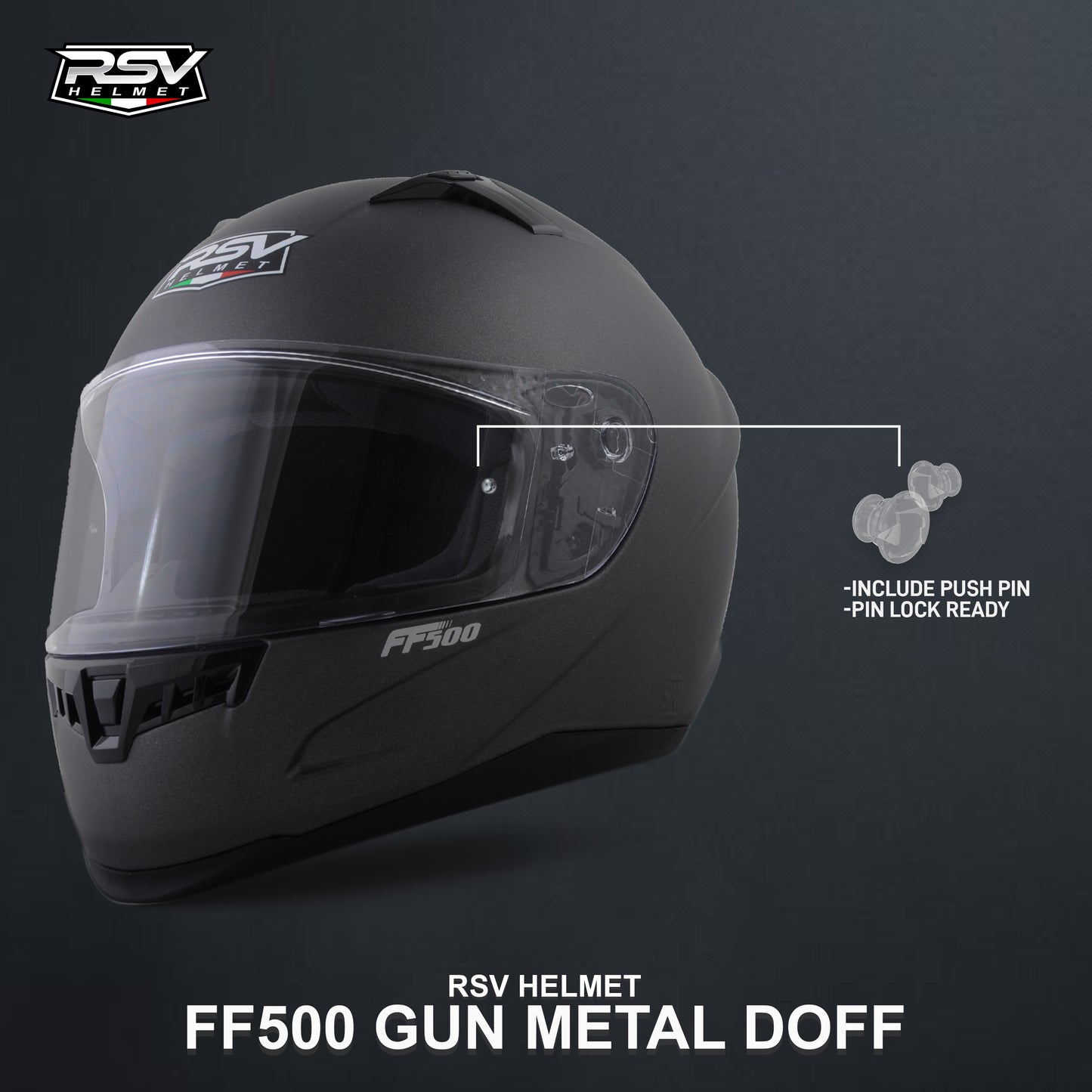 RSV FF500 GUNMETAL DOFF