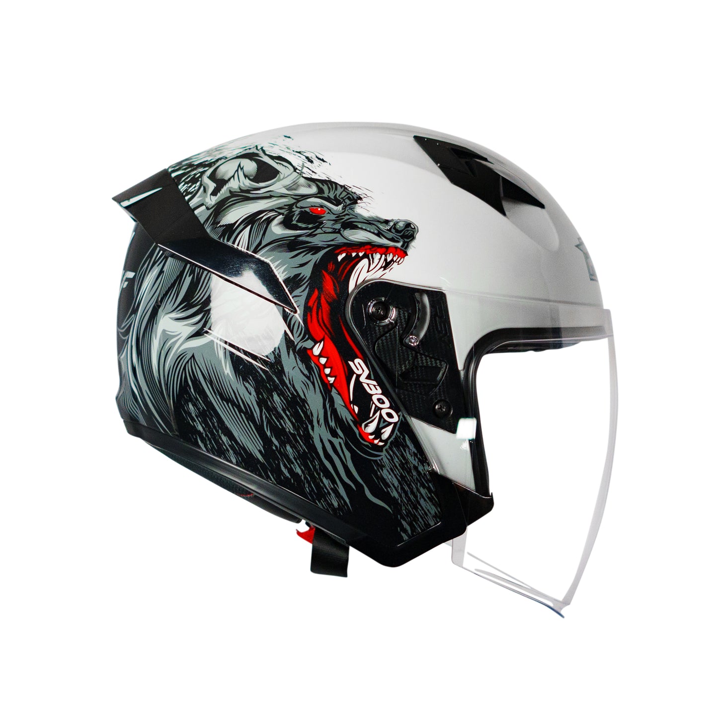 RSV SV300 WOLF GLOSSY DOUBLE VISOR
