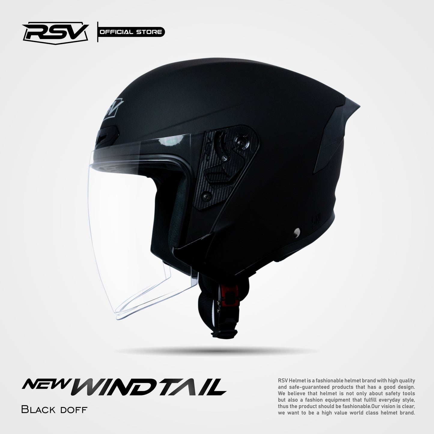 RSV NEW WINDTAIL BLACK MATTE