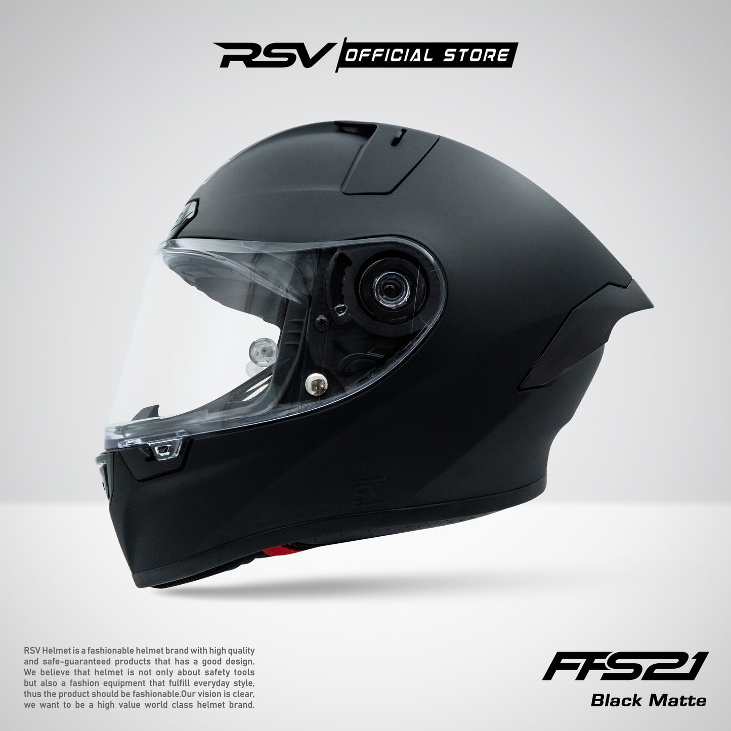 HELM RSV FFS21 BLACK MATTE