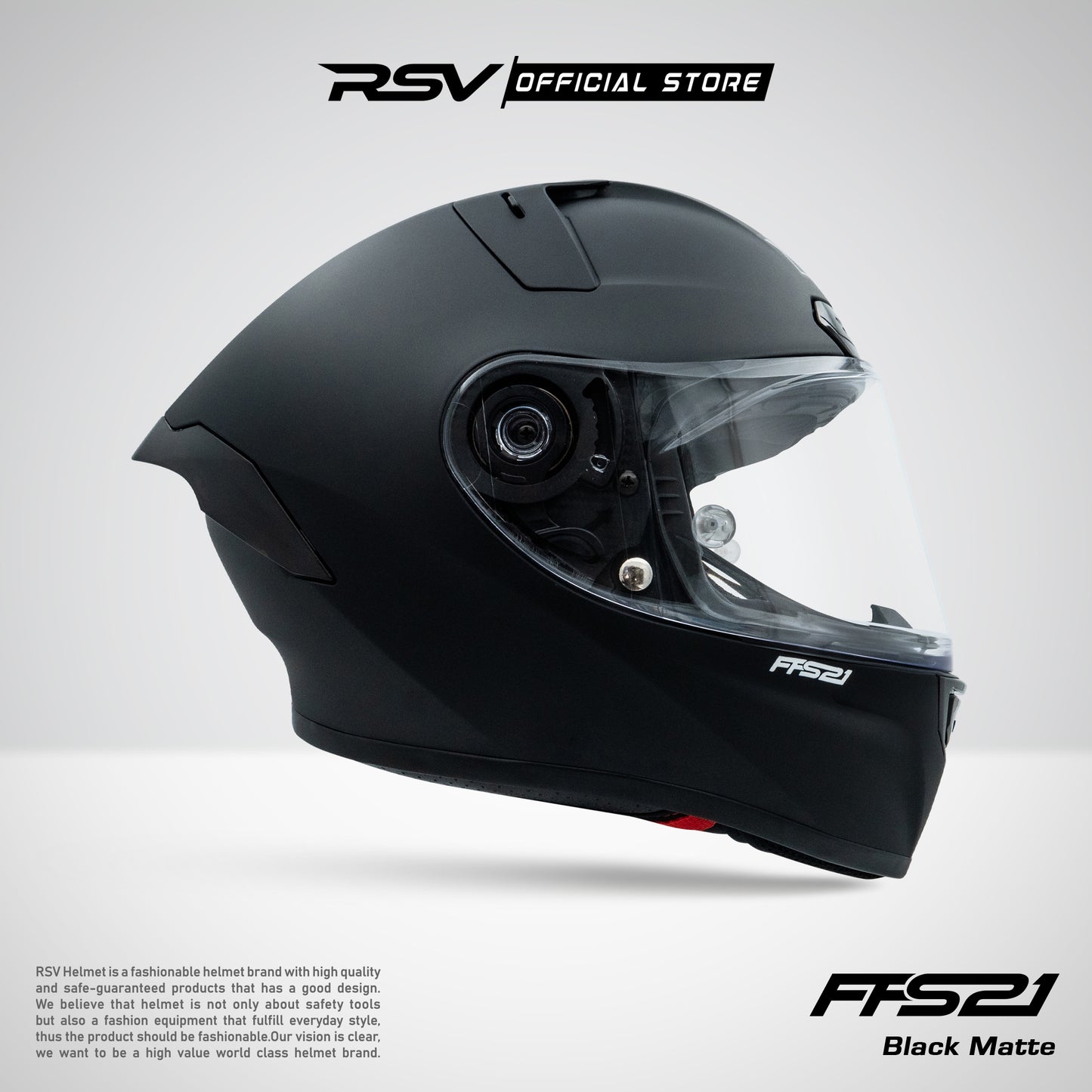 HELM RSV FFS21 BLACK MATTE