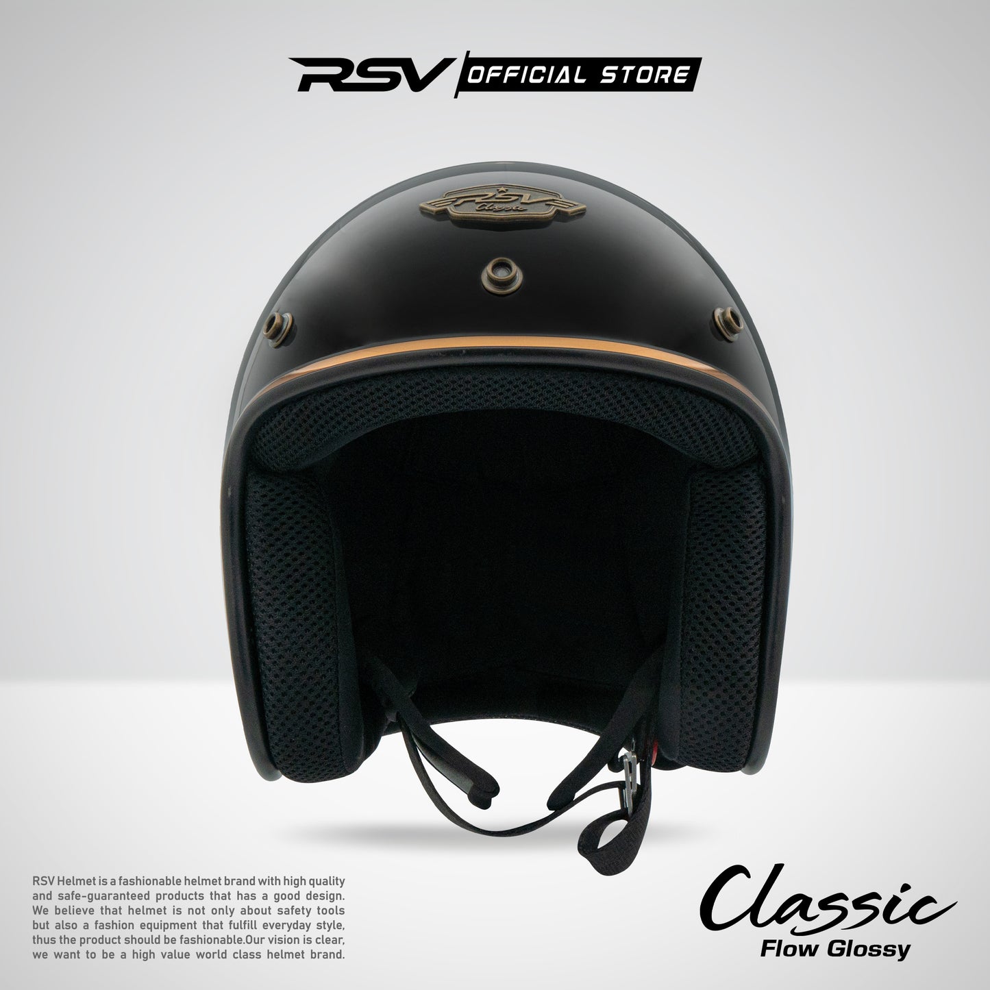 RSV X TVS HELM CLASSIC FLOW GLOSSY