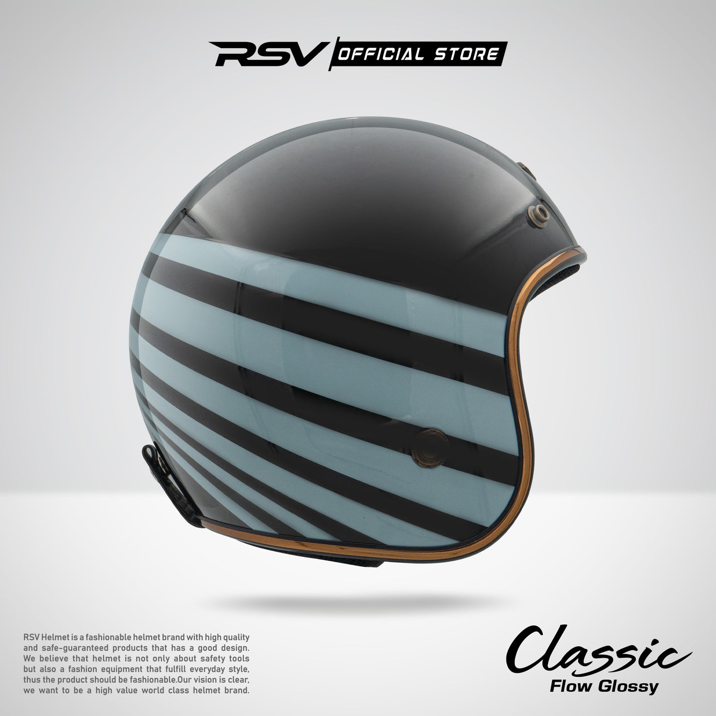 RSV X TVS HELM CLASSIC FLOW GLOSSY