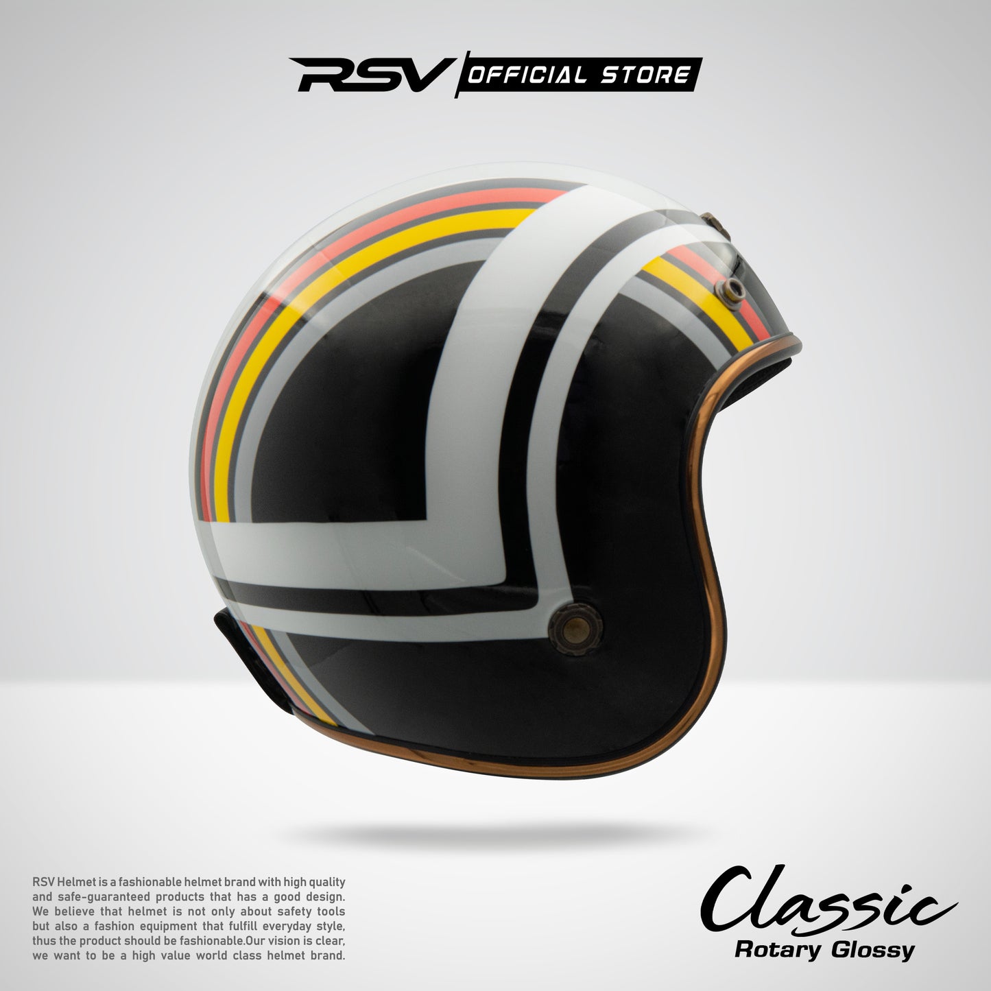 RSV X TVS HELM CLASSIC ROTARY GLOSSY