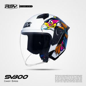 RSV SV300 CANDY BIRD GLOSSY DOUBLE VISOR