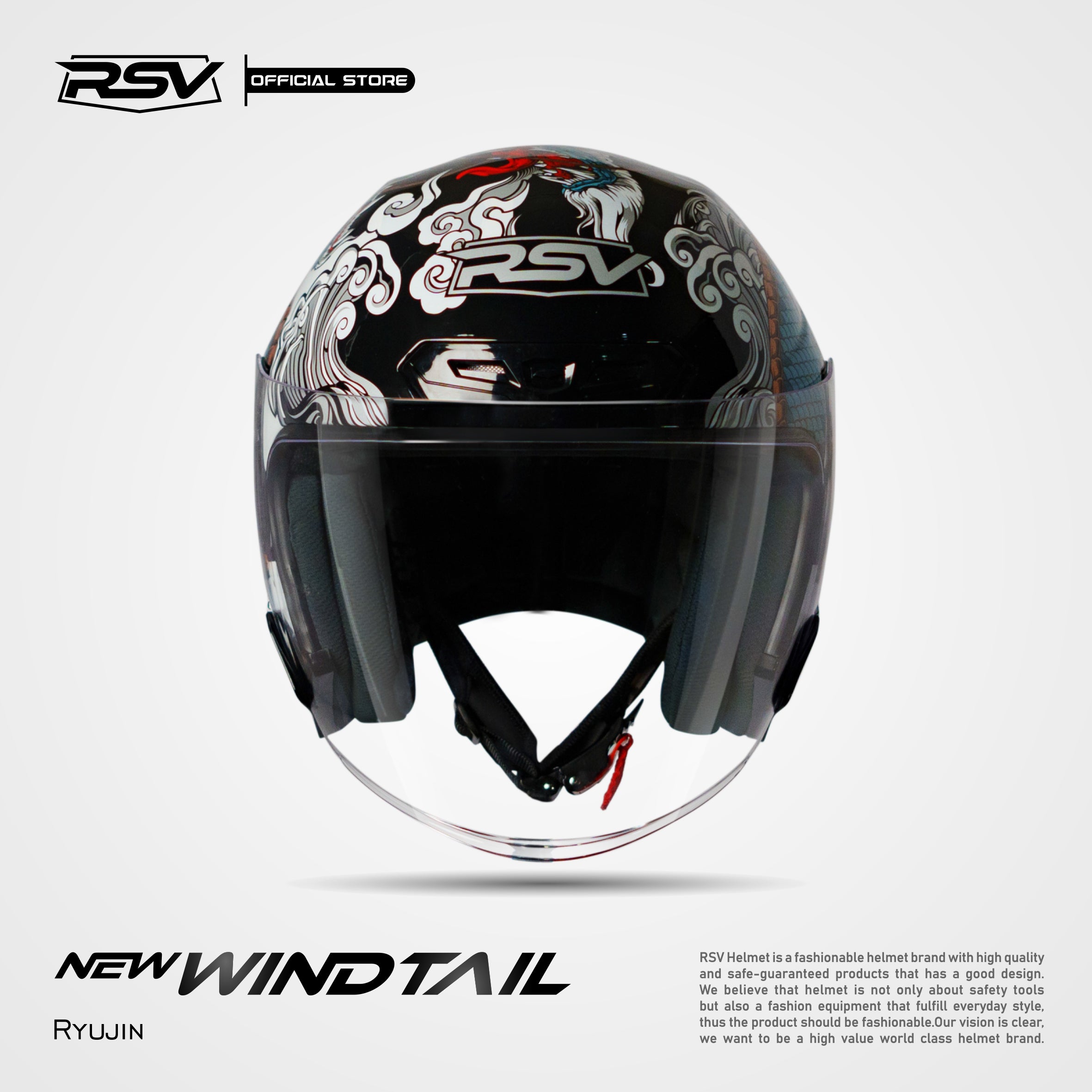 RSV NEW WINDTAIL RYUJIN – RSV Helmets - PT HELMINDO PRATAMA INDONESIA