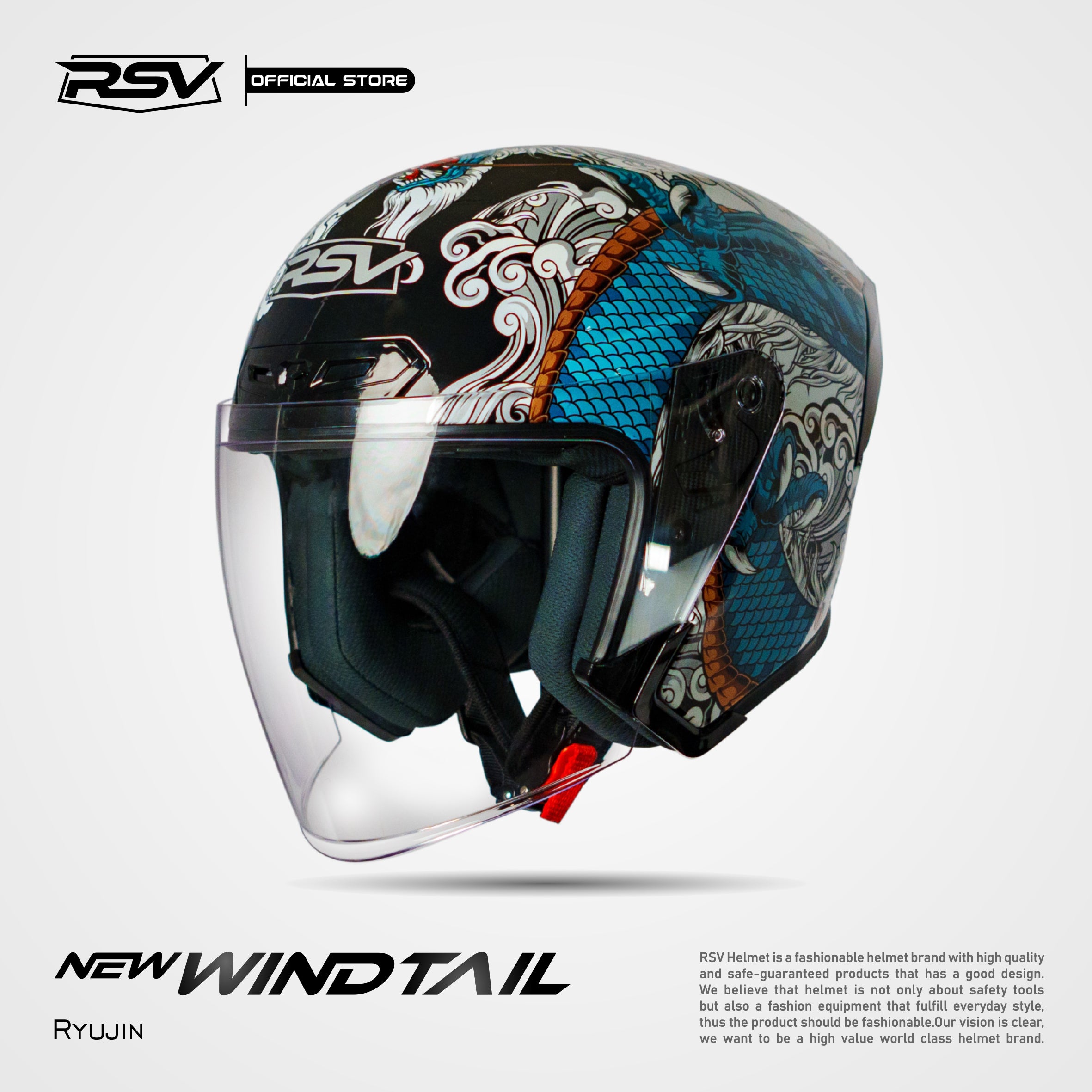 RSV NEW WINDTAIL RYUJIN – RSV Helmets - PT HELMINDO PRATAMA INDONESIA