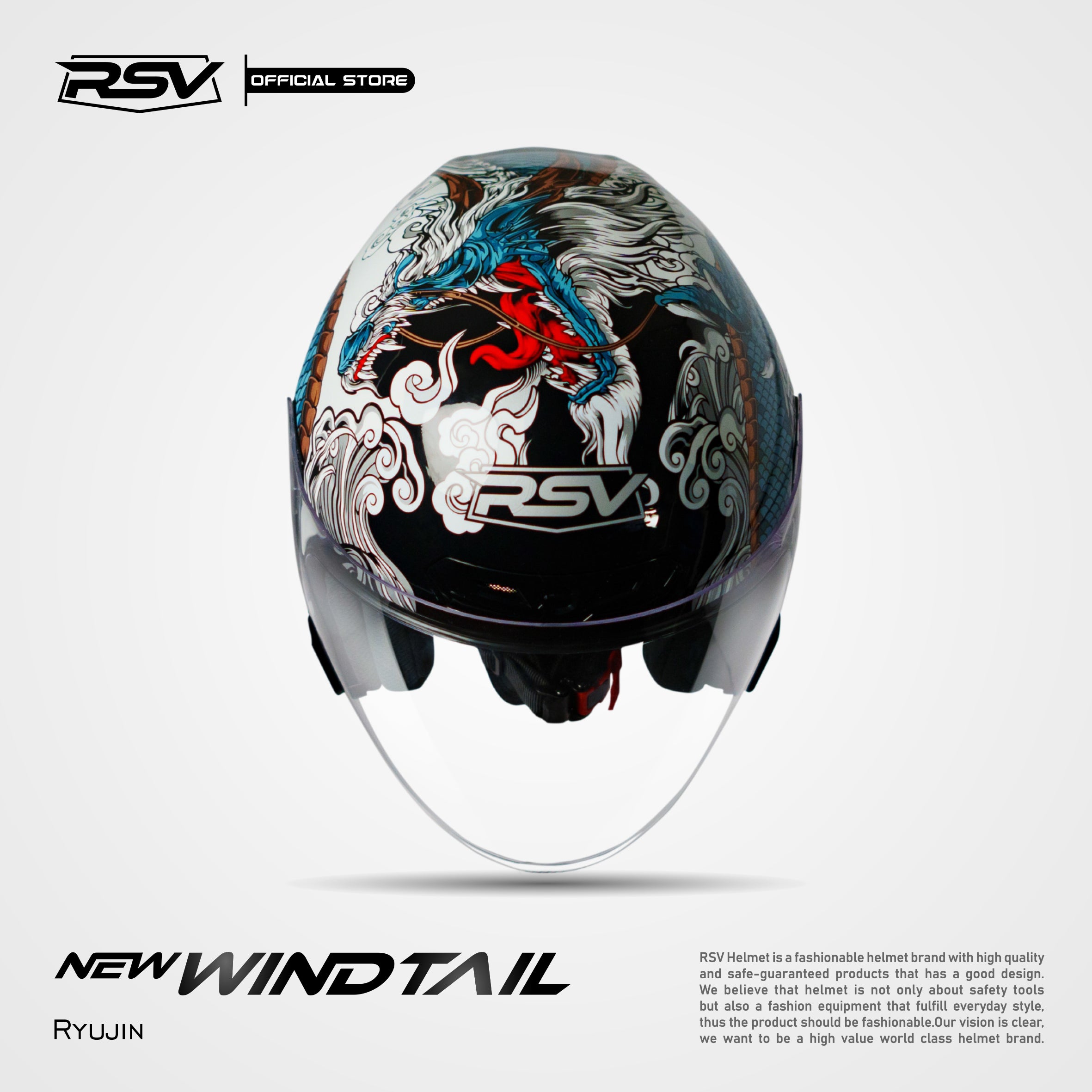 RSV NEW WINDTAIL RYUJIN – RSV Helmets - PT HELMINDO PRATAMA INDONESIA