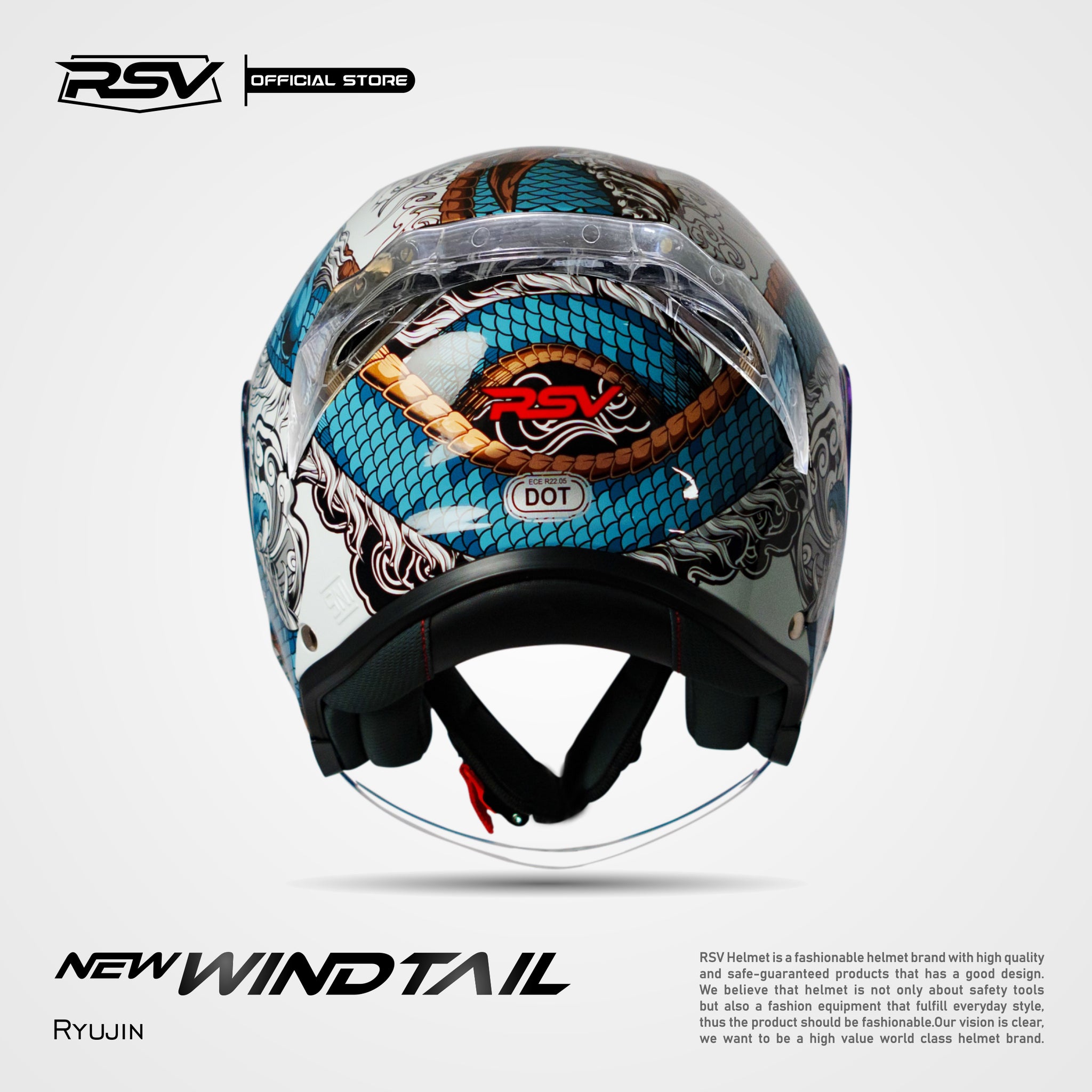RSV NEW WINDTAIL RYUJIN – RSV Helmets - PT HELMINDO PRATAMA INDONESIA