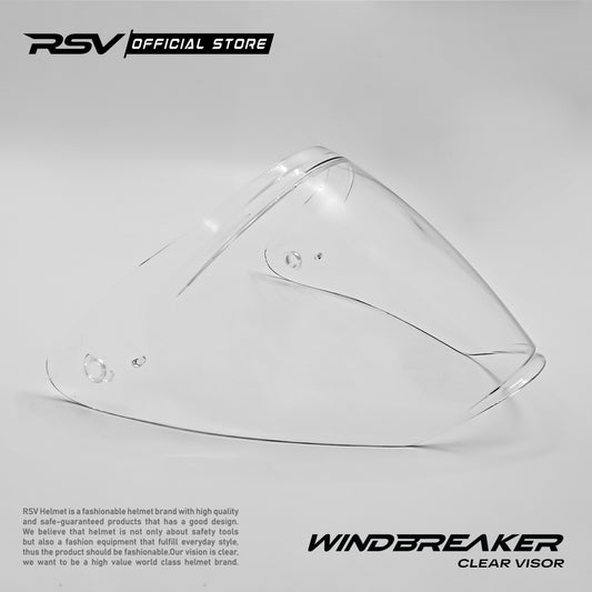 VISOR RSV X TVS WINDBREAKER WARNA CLEAR/DARKSMOKE/LIGHT SMOKE - PNP VISOR KACA HELM RSV WINDBREAKER HELMET