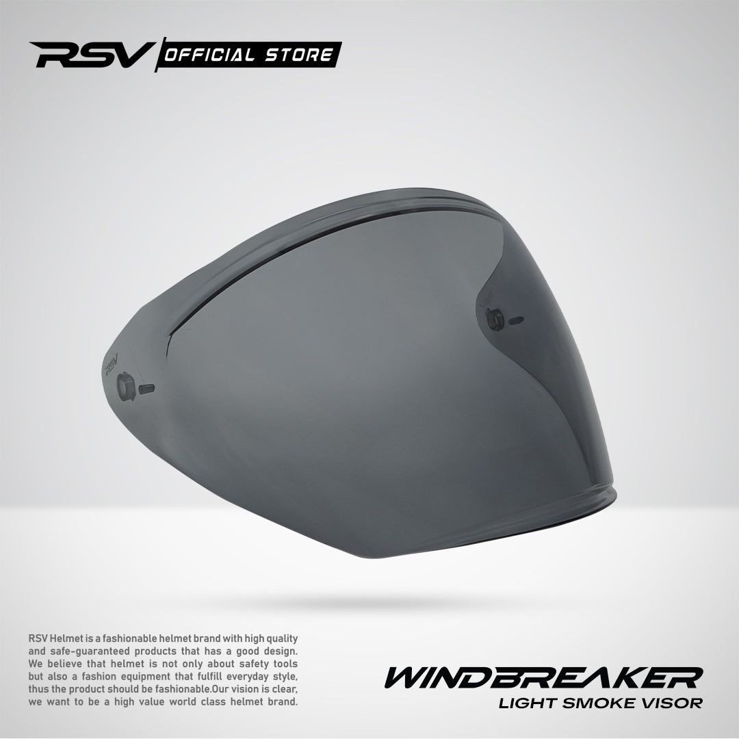 VISOR RSV X TVS WINDBREAKER WARNA CLEAR/DARKSMOKE/LIGHT SMOKE - PNP VISOR KACA HELM RSV WINDBREAKER HELMET