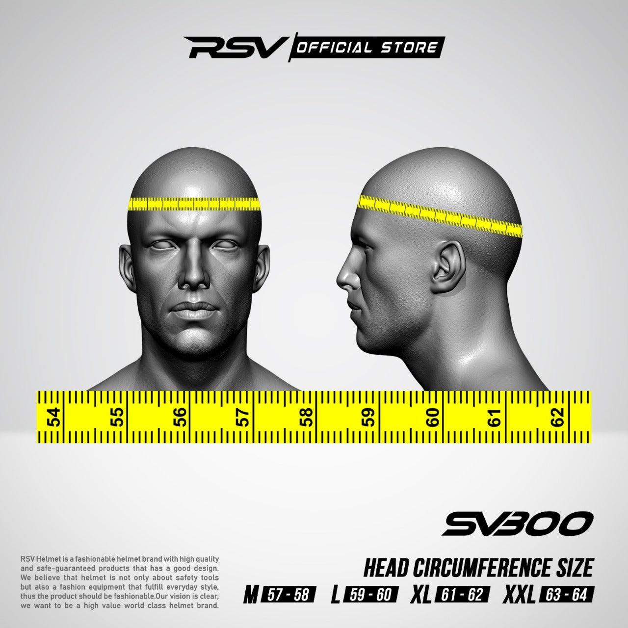 RSV SV300 CARBON GLOSSY DOUBLE VISOR