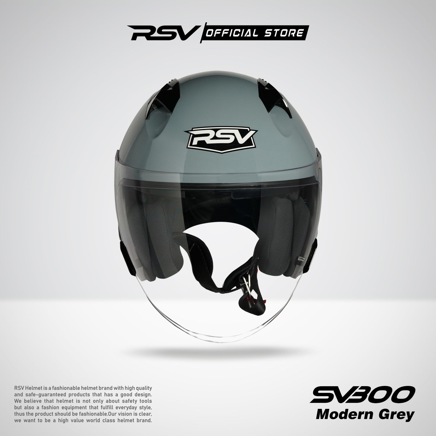 RSV SV300 MODERN GREY DOUBLE VISOR