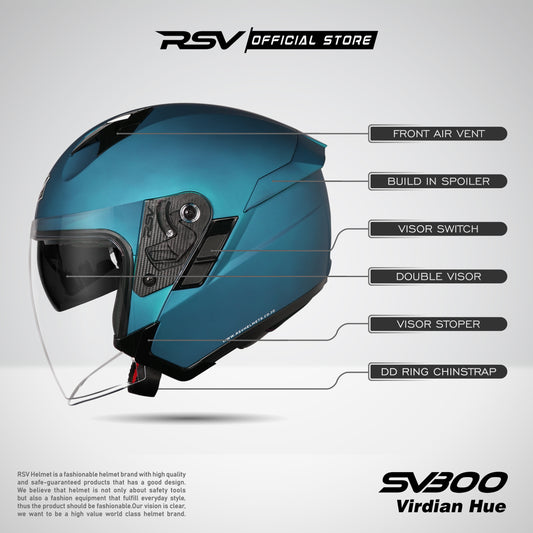 RSV SV300 VIRDIAN HUE MATTE DOUBLE VISOR