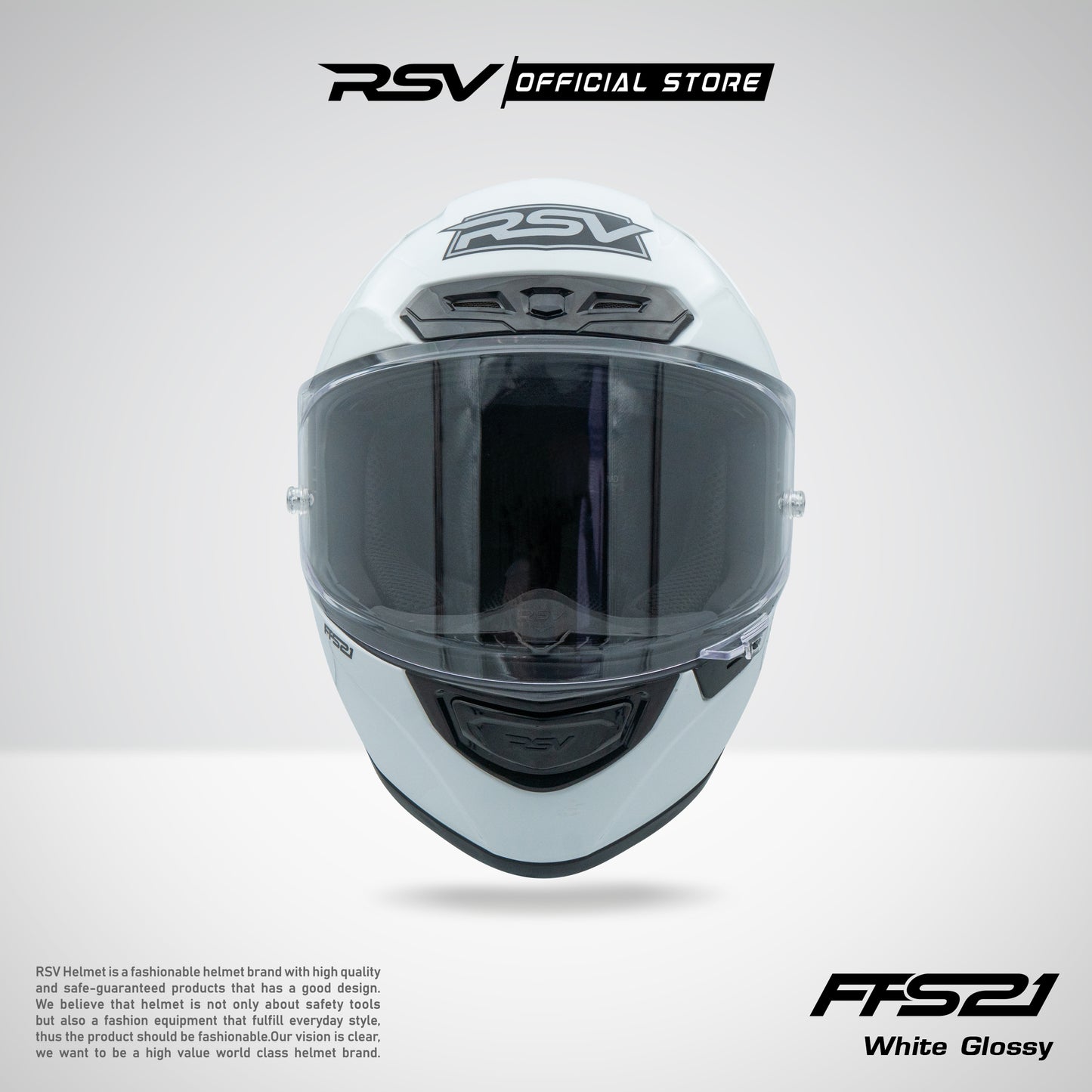 HELM RSV FFS21 WHITE GLOSSY