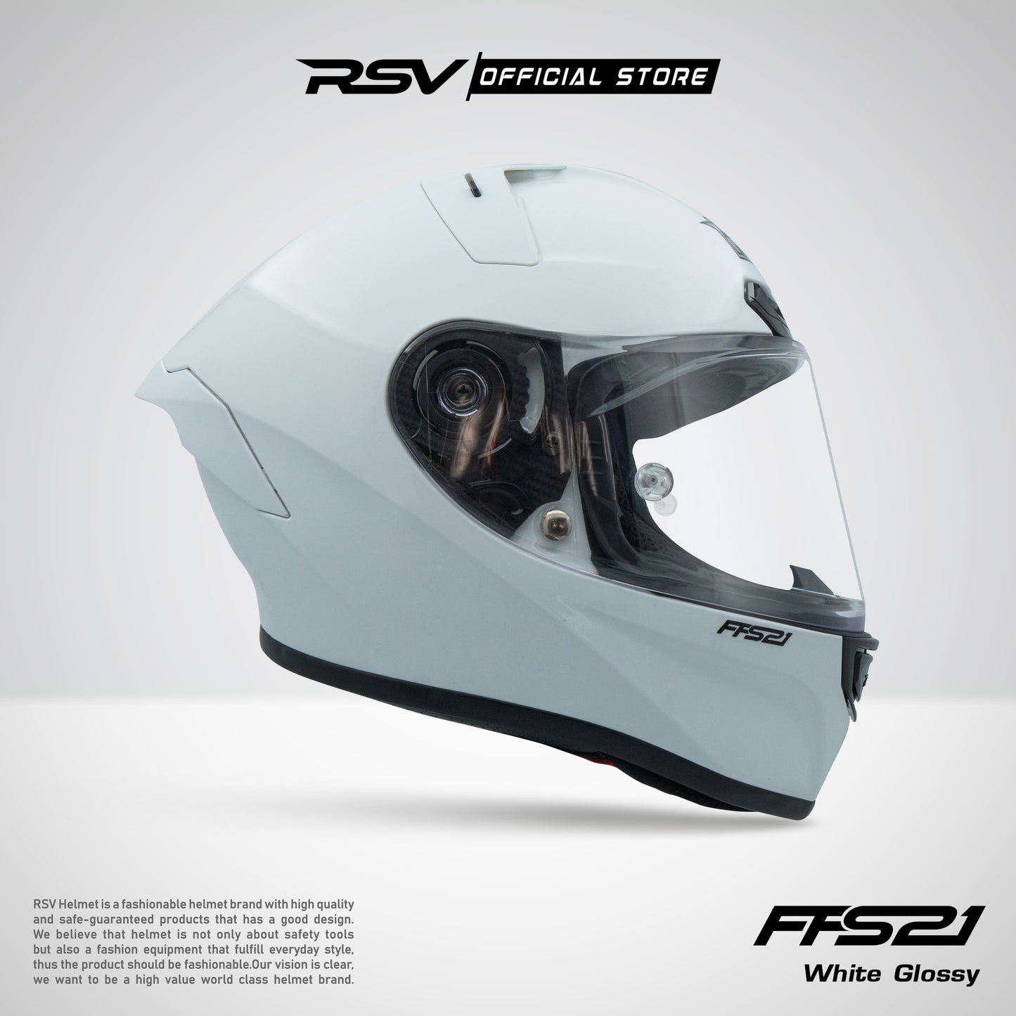 HELM RSV FFS21 WHITE GLOSSY