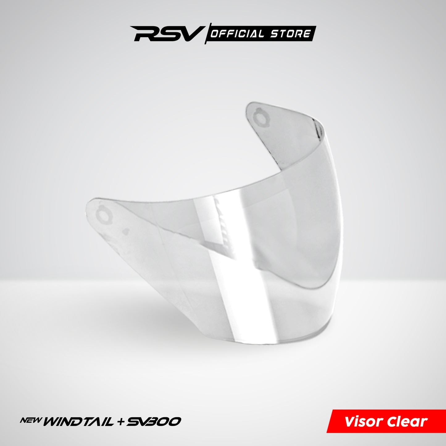 VISOR RSV X TVS SV300 & NEW WINDTAIL ( BENING, RED, GREEN, BLUE, SILVER, DARK SMOKE & LIGT SMOKE )