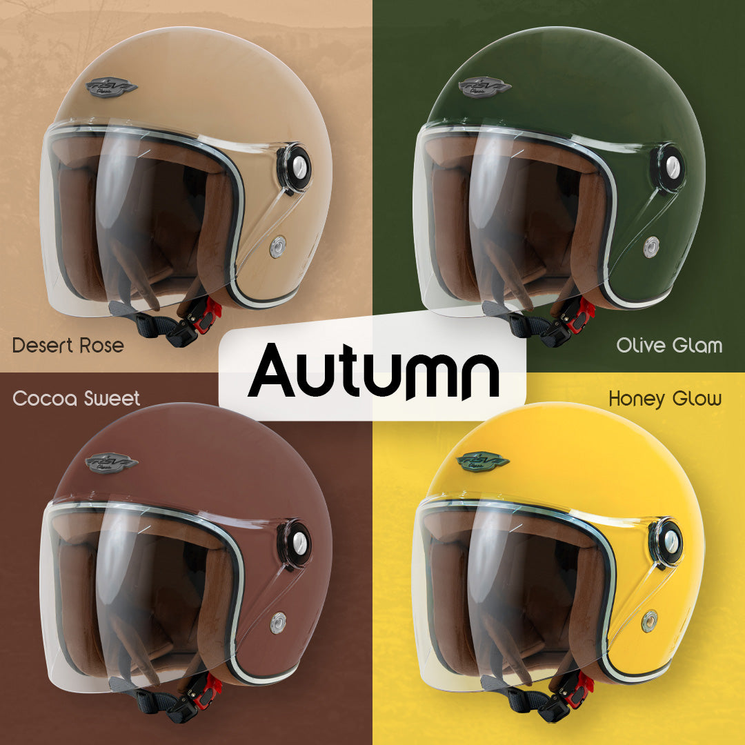 RSV SC Hijab Retro Classic – Helm Half Face Hijab Friendly [Helm Only Fullset | All Color]