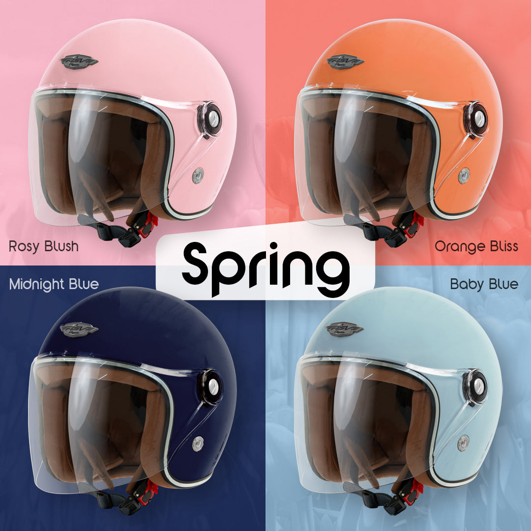 RSV SC Hijab Retro Classic – Helm Half Face Hijab Friendly [Helm Only Fullset | All Color]