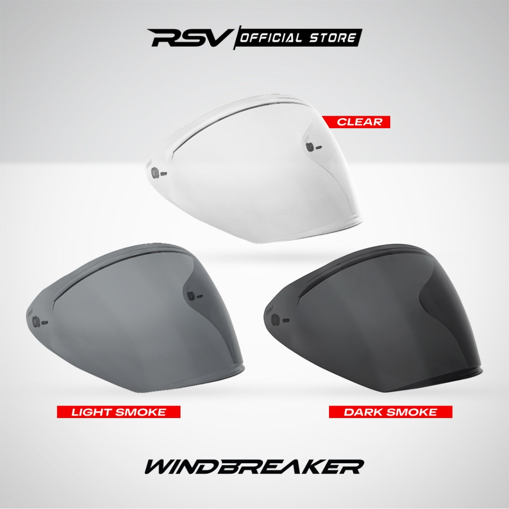 Visor Windbreaker Series ( Clear, Light Smoke & Dark Smoke )