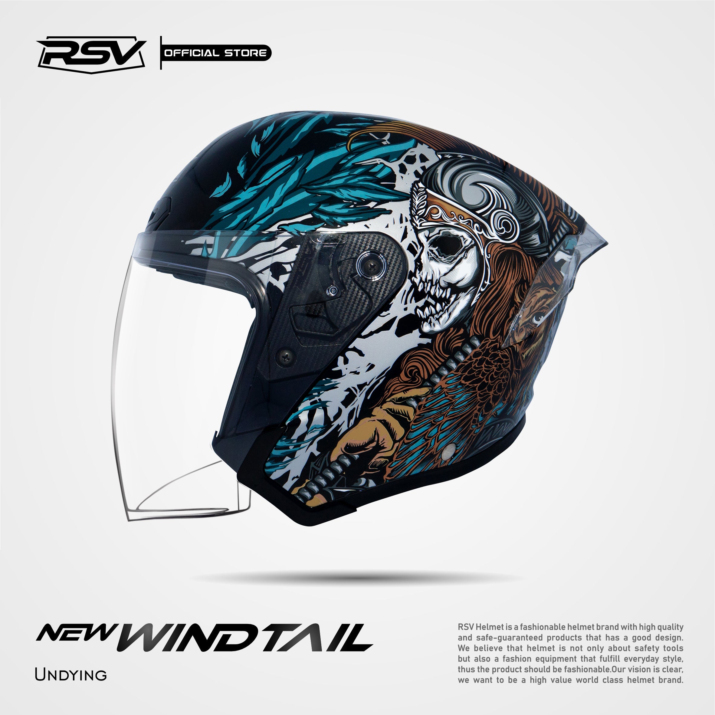 RSV NEW WINDTAIL UNDYING – RSV Helmets - PT HELMINDO PRATAMA INDONESIA