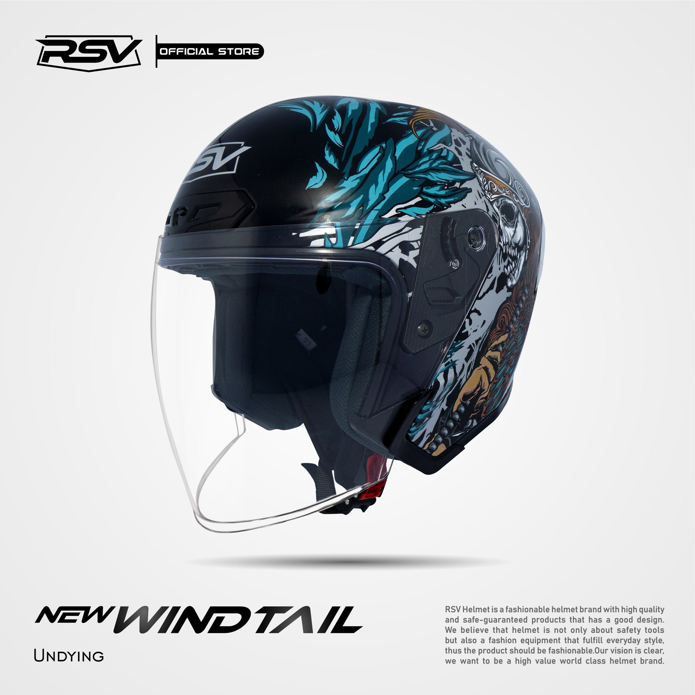 RSV NEW WINDTAIL UNDYING – RSV Helmets - PT HELMINDO PRATAMA INDONESIA