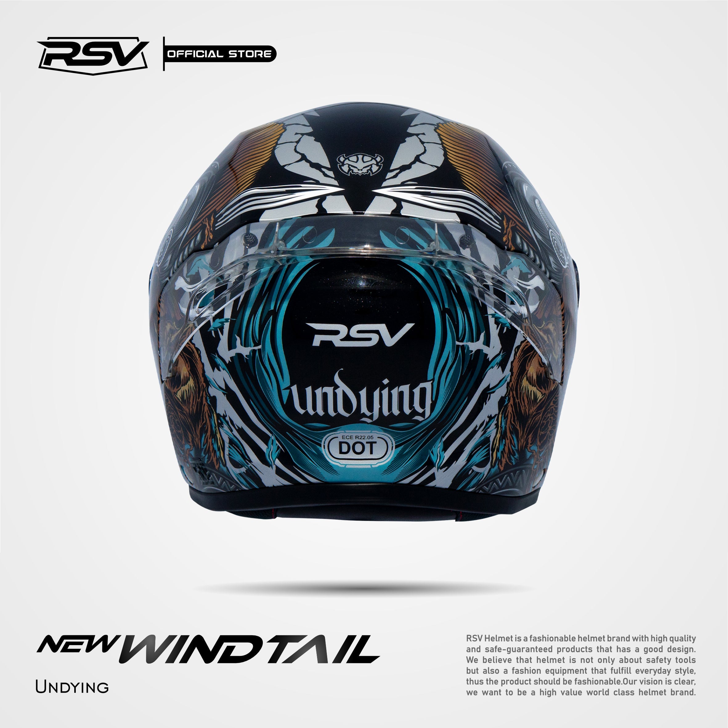 RSV NEW WINDTAIL UNDYING – RSV Helmets - PT HELMINDO PRATAMA INDONESIA