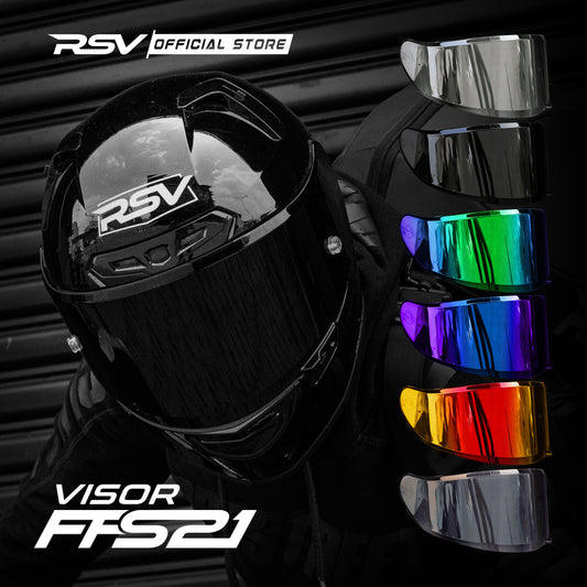 Visor FFC21 & FFS21 Series ( Clear, Light Smoke, Dark Smoke & Iridium Silver )