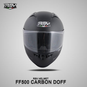 RSV FF500 CARBON DOFF BUNDLING WITH VISOR DARKSMOKE / IRIDIUM SILVER