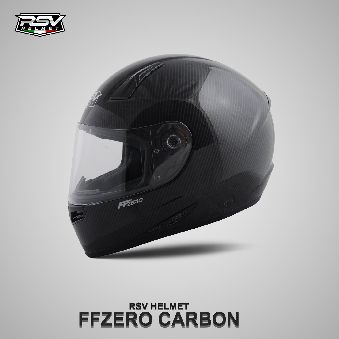 RSV FFZERO CARBON GRAPHIC BUNDLING WITH VISOR DARKSMOKE / IRIDIUM SILVER