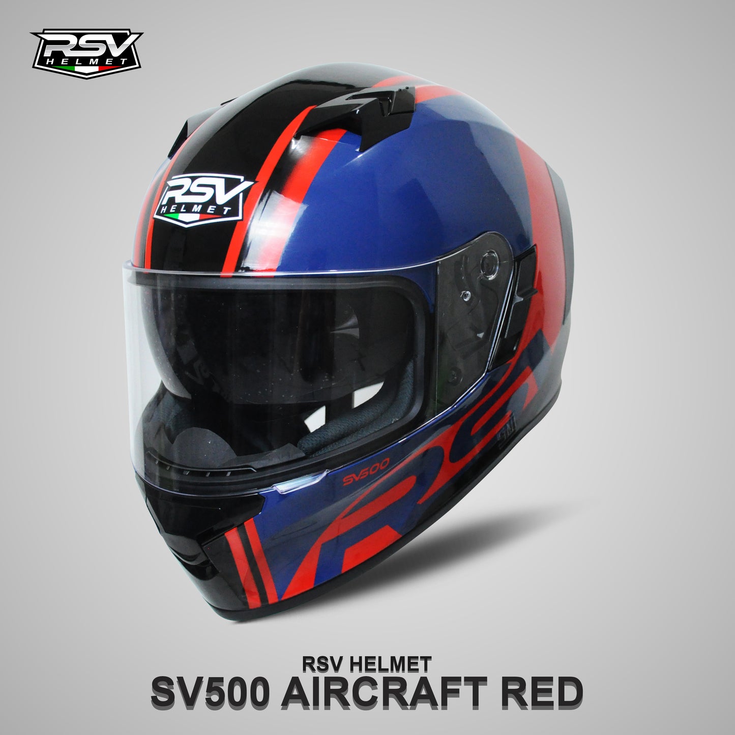 HELM RSV SV500 AIRCRAFT RED