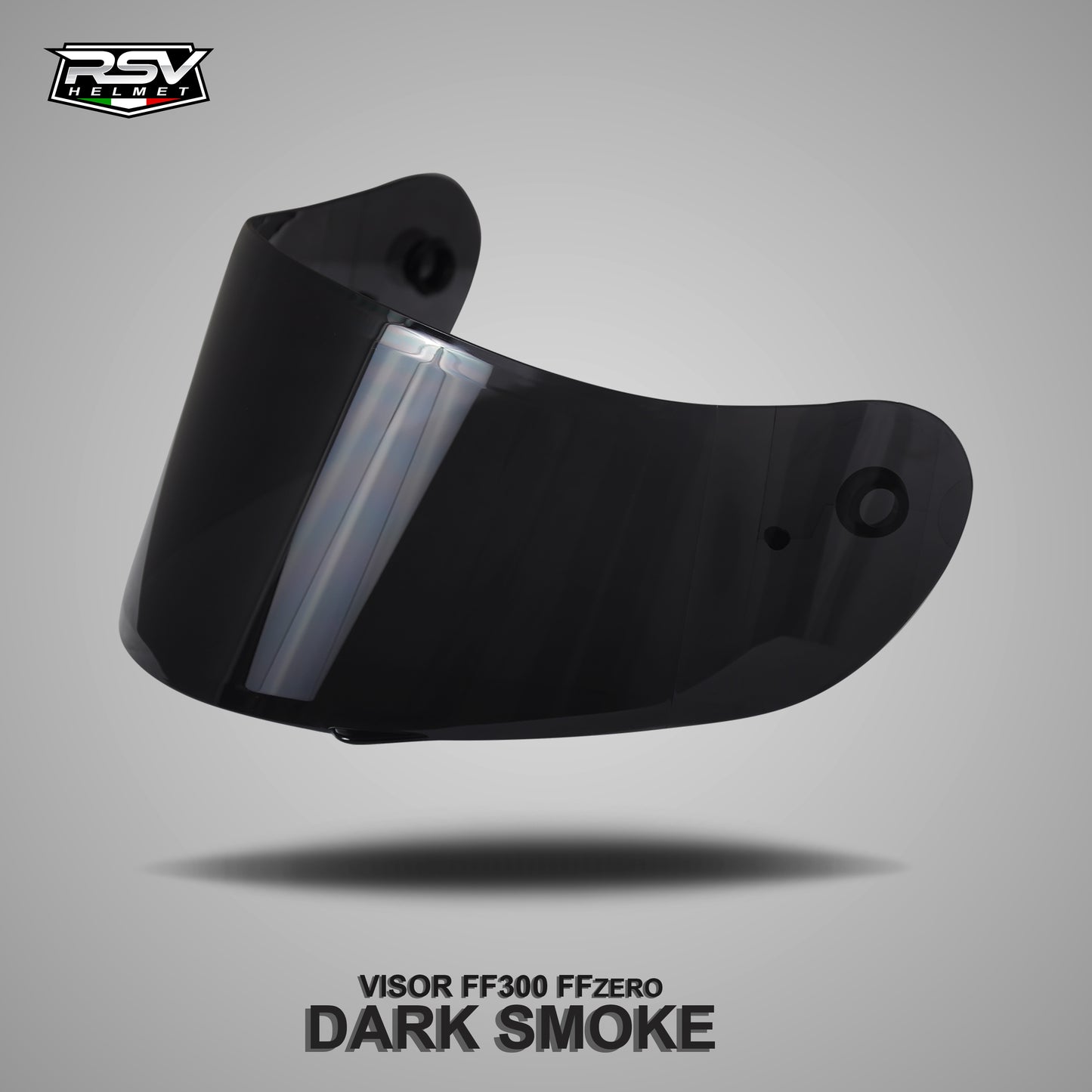 RSV FFZERO BLACK DOFF BUNDLING WITH VISOR DARKSMOKE / IRIDIUM SILVER