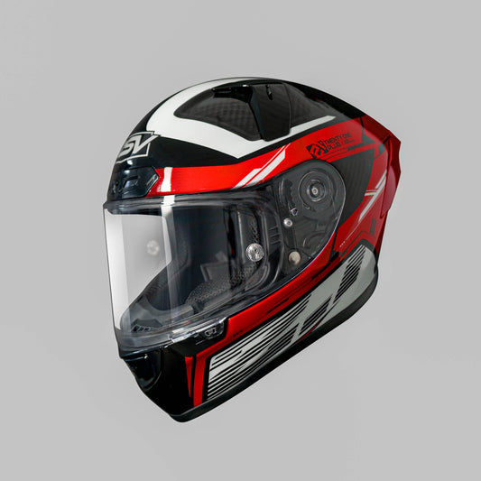 HELM RSV FFC21 FIBER COMPOSITE POISON RED GLOSSY