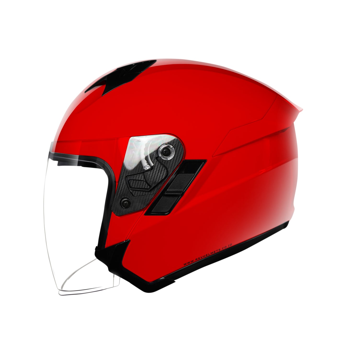 RSV SV300 RED GLOSSY DOUBLE VISOR