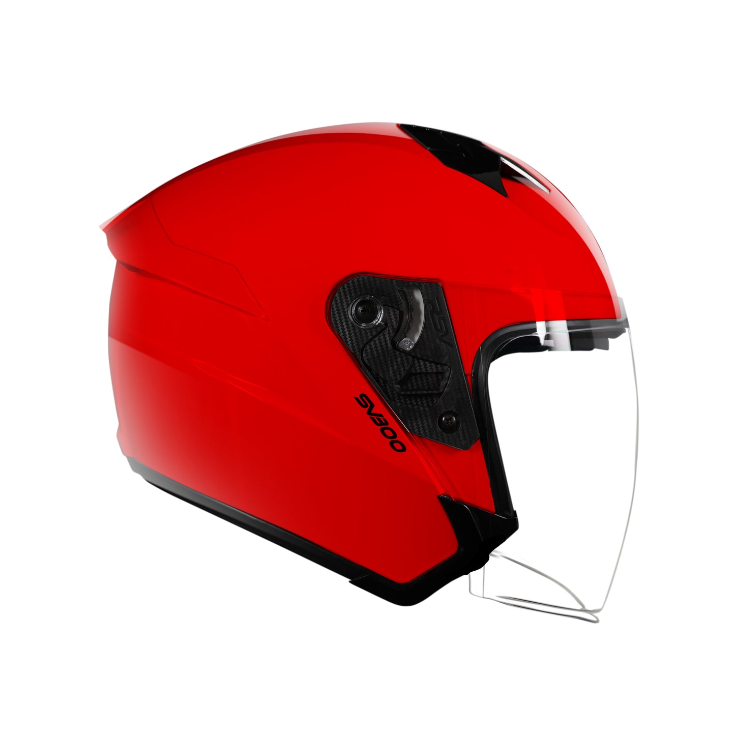 RSV SV300 RED GLOSSY DOUBLE VISOR